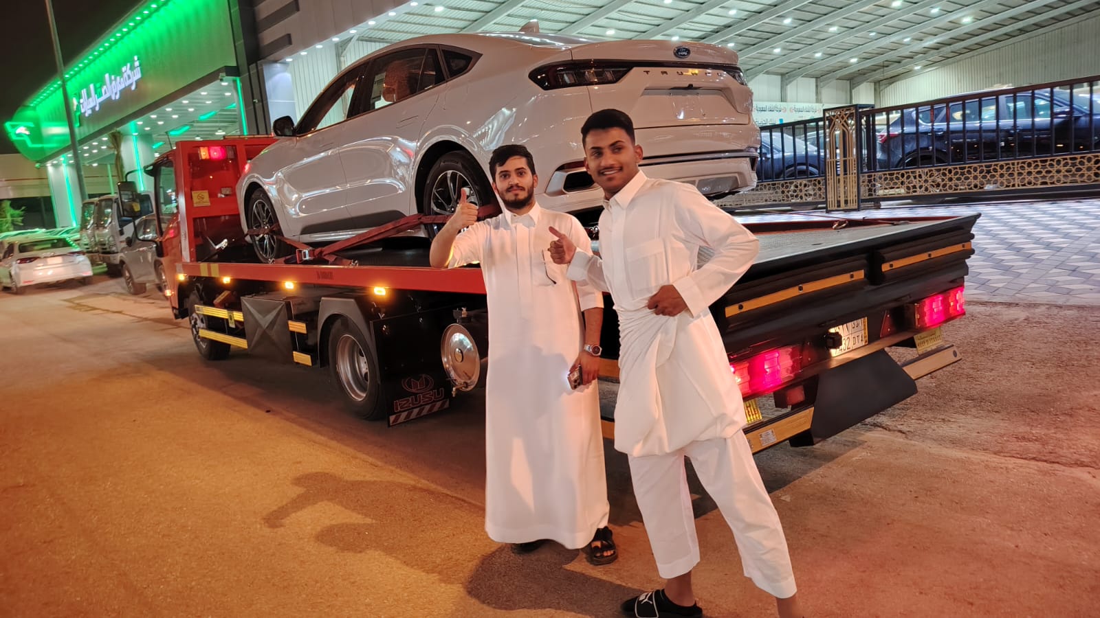 SATHA PRO crew with a loaded SUV